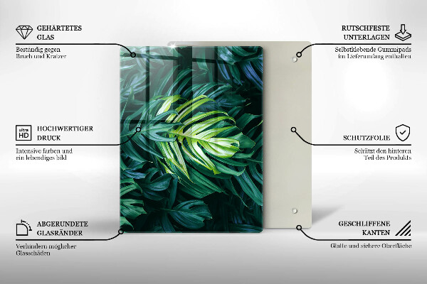 Tábua de cortar de vidro Fundo moderno
