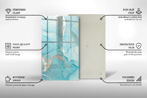 Tábua de corte Pedra abstrata