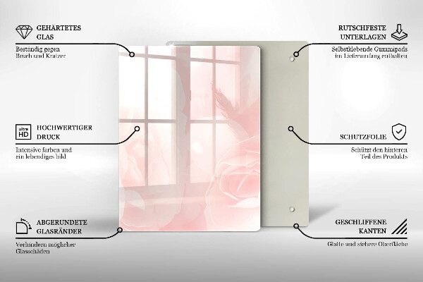 Tábua de cortar de vidro Mármore moderno