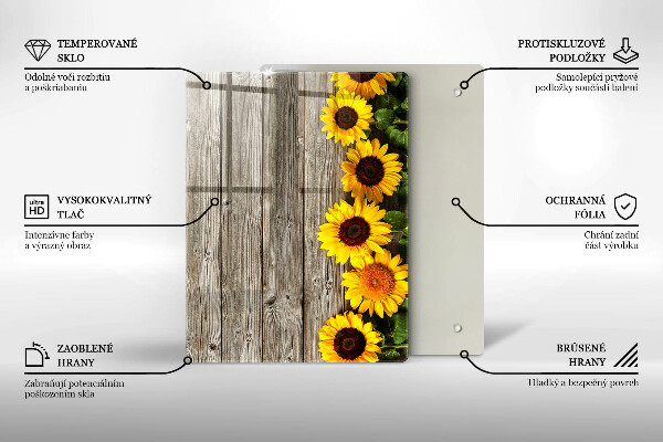 Tábua de vidro Troncos de árvores