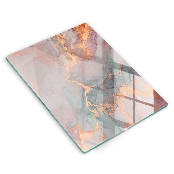 Tábua para cozinha Mármore com ouro