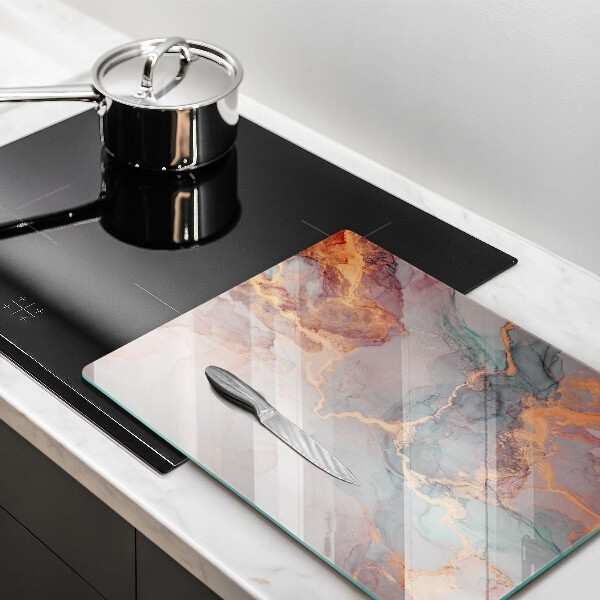 Tábua para cozinha Mármore com ouro