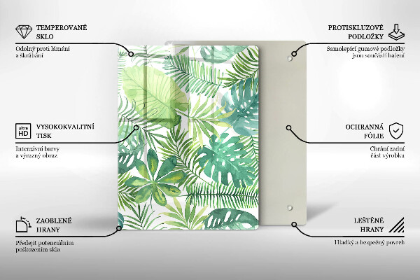 Tábua de cortar alimentos A praia e o mar