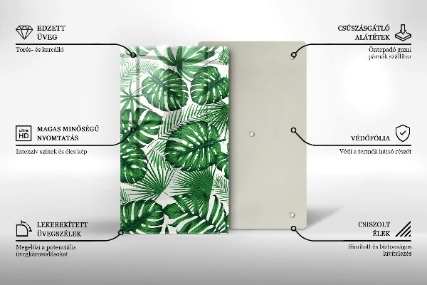 Tábua de cortar Folhas de Monstera