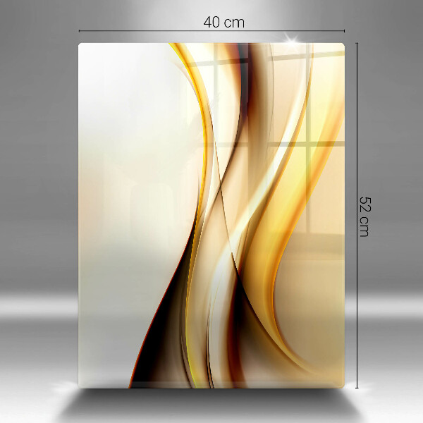 Tábua para corte Linhas de fumaça abstratas