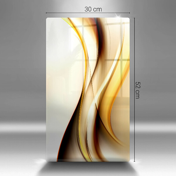 Tábua para corte Linhas de fumaça abstratas