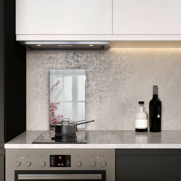 Tábua de corte de vidro Flores nas tábuas