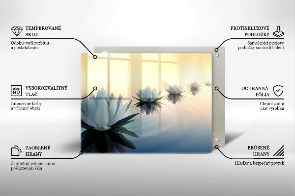 Tábua para corte Flores de nenúfar