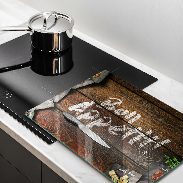 Tábua corte Placa de Bon Appetit nos painéis