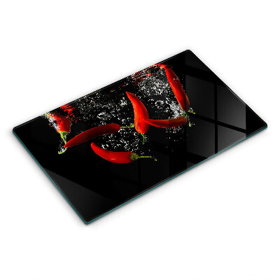 Tábua para corte Pimentas em água