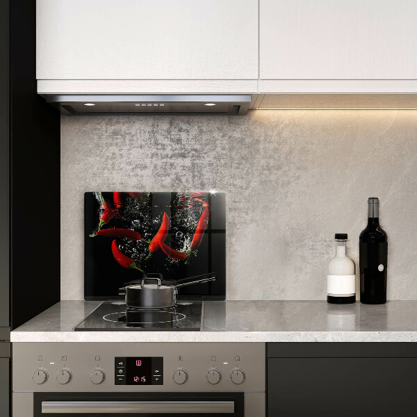 Tábua para corte Pimentas em água