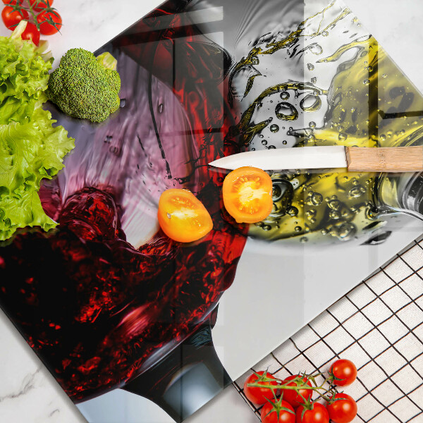 Tábua para cozinha Taças de vinho