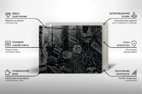 Tábua de cortar Acessórios de cozinha