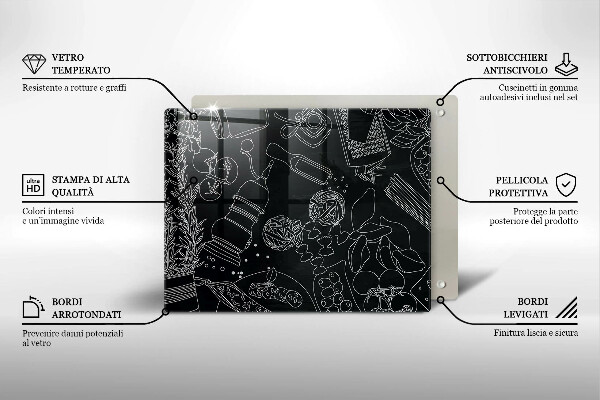 Tábua de cortar Acessórios de cozinha