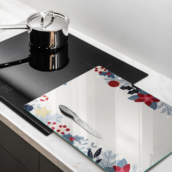 Tábua de vidro decorações de Natal