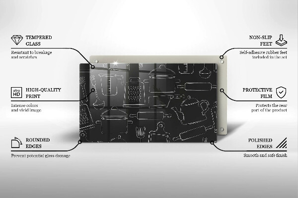 Tábua cozinha Acessórios de cozinha de desenho animado