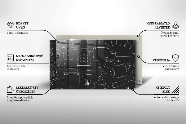 Tábua cozinha Acessórios de cozinha de desenho animado