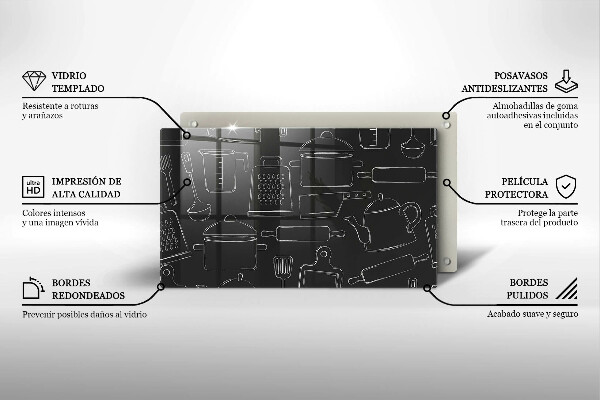 Tábua cozinha Acessórios de cozinha de desenho animado