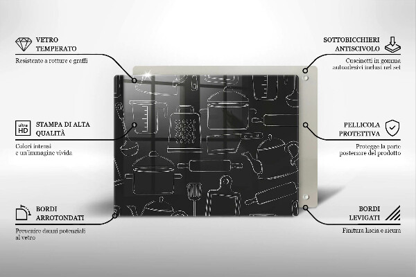 Tábua cozinha Acessórios de cozinha de desenho animado