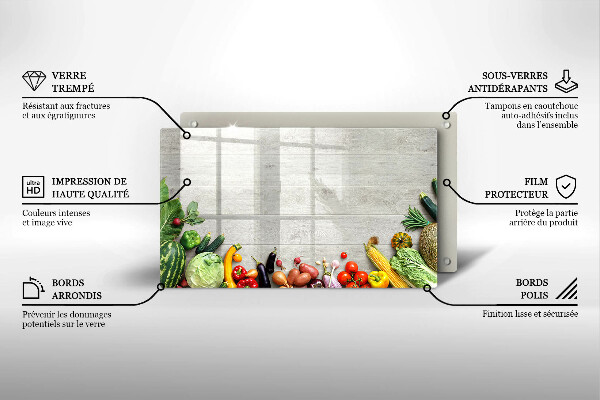 Tábua corte Vegetais em tábuas