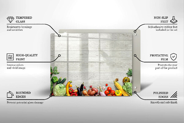 Tábua corte Vegetais em tábuas