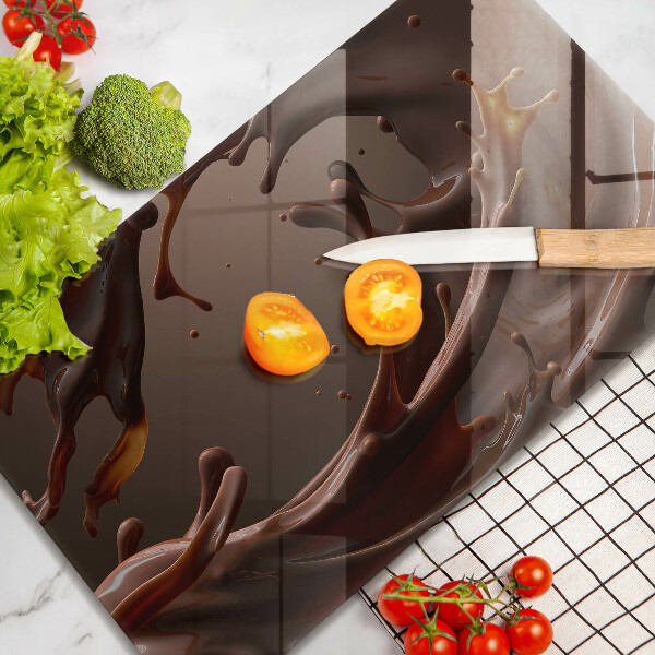 Tábua de corte Chocolate líquido