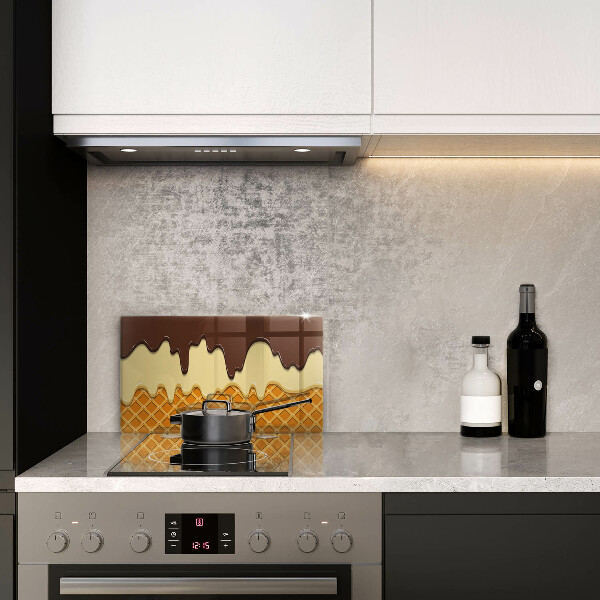 Tábua de corte Ilustração de casquinha de sorvete