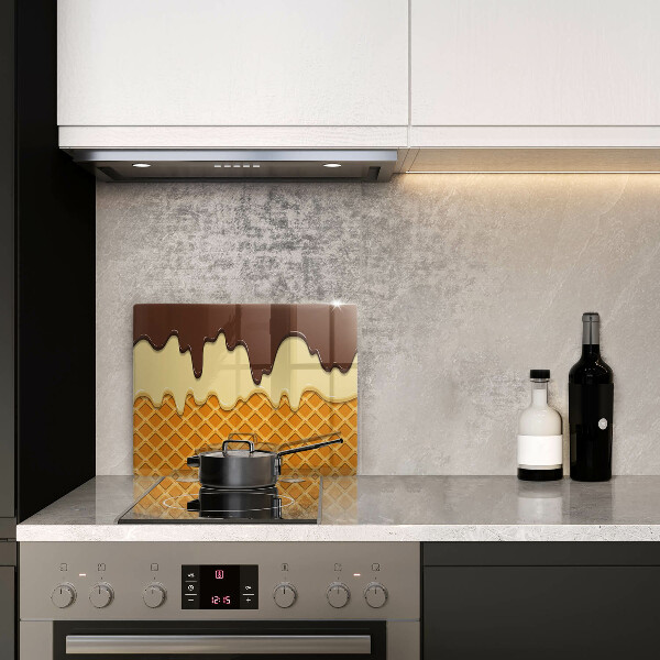 Tábua de corte Ilustração de casquinha de sorvete