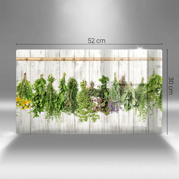 Tábua para cozinha Ervas e plantas secas