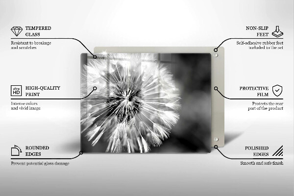 Tábua para corte Dente-de-leão delicado