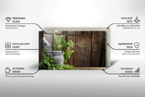 Tábua corte Plantas ervas e madeira