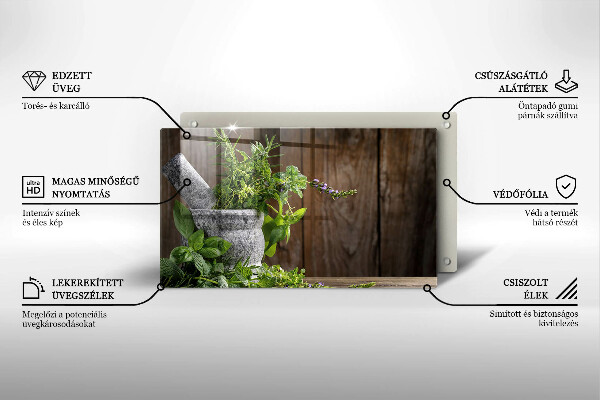 Tábua corte Plantas ervas e madeira