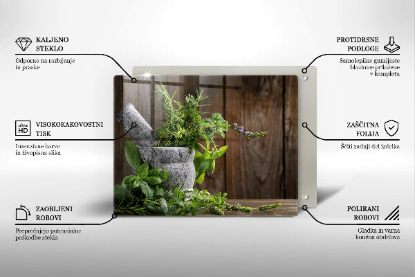 Tábua corte Plantas ervas e madeira