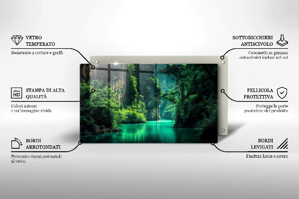 Tábua corte Paisagem da lagoa