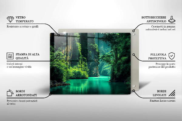 Tábua corte Paisagem da lagoa