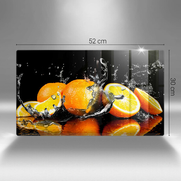 Tábua de cortar alimentos Fruta laranja suculenta