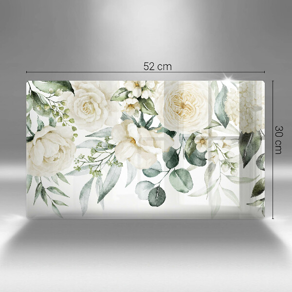 Tábua cozinha Flores em aquarela