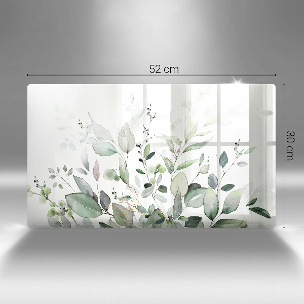 Tábua de cortar alimentos Plantas em aquarela