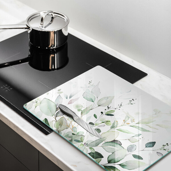 Tábua de cortar alimentos Plantas em aquarela