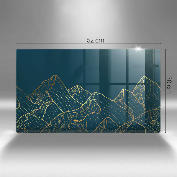Tábua cozinha Montanhas abstratas