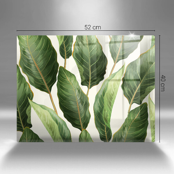 Tábua de cortar Folhas de bananeira