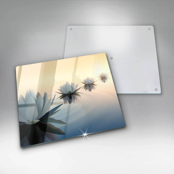 Tábua de cortar Flores de nenúfar