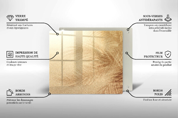 Tábua de cortar alimentos Férias na areia da praia