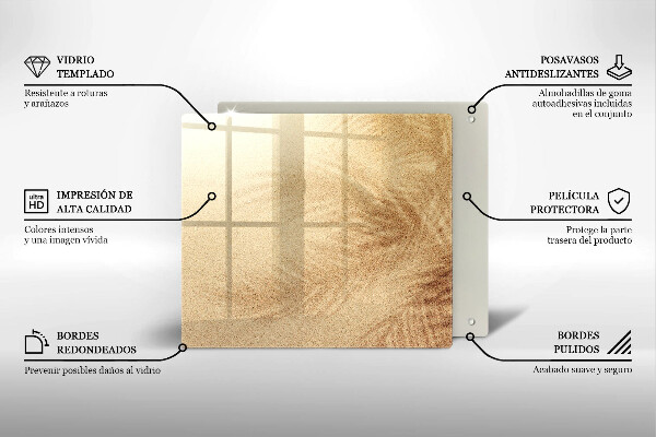 Tábua de cortar alimentos Férias na areia da praia