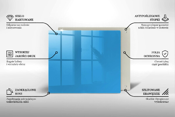 Tábua corte Cor azul