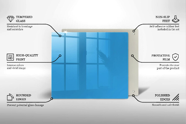 Tábua corte Cor azul