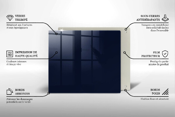 Tábua para corte Cor azul marinho