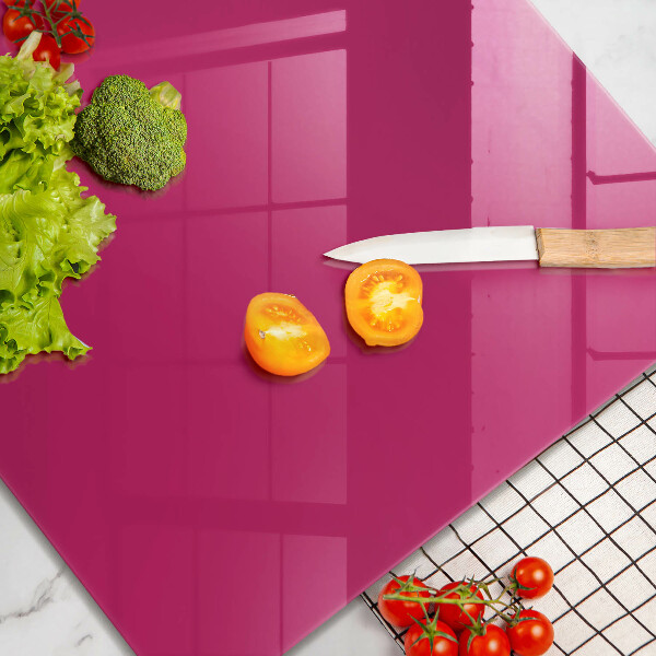 Tábua de corte Cor rosa