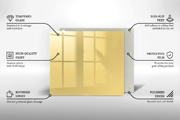 Tábua de cortar Cor amarela