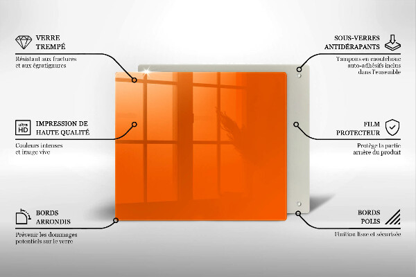 Tábua cozinha Cor laranja